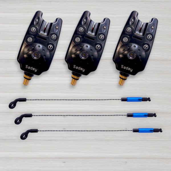 Набір сигналізаторів електронних Sadey JY-19-SW18, 3 сигналізатори + 3 свінгери